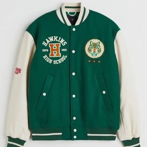 BRAND-NEW Wool-blend Stranger Things Original Baseball Jacket